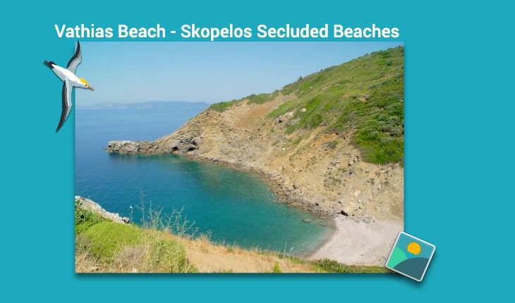 The most secluded beaches of Skopelos -Vathias Beach