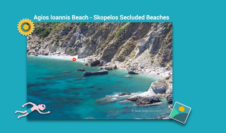 The most secluded beaches of Skopelos - Agios Ioannis Beach