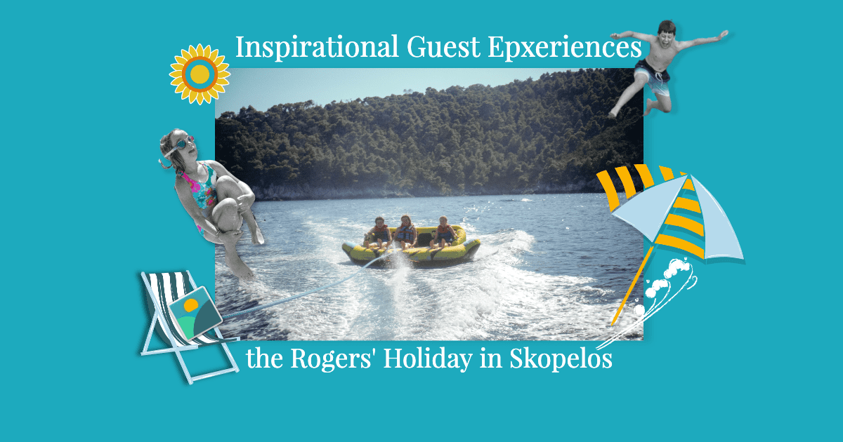 The Rogers' holiday in Skopelos