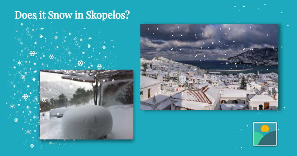 Snow in Skopelos
